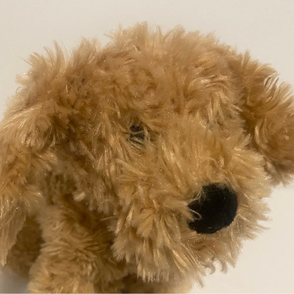 Manhattan Toy Puppy Dog Plush Tan Stuffed Animal 8” Soft Cuddle Toy - Picture 2 of 6